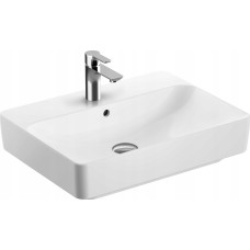 Geberit Variform Umywalka stawiana na blat, prostokątna, B60cm, H15.8cm, T45cm, z przelewem, z otworem na baterięGEBERIT