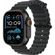 Apple Smartwatch Apple Watch Ultra 3 GPS + Cellular 49mm Black Titanium / Ocean Band Black (MF0J4QF/A)