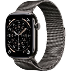 Apple Smartwatch Apple Watch 11 GPS + Cellular 46mm Slate Titanium Milanese Loop M/L Grafitowy  (MFD44ZR/A)