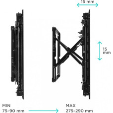 Onkron TV/VIDEO ACC WALL MOUNT/PRO7G-B ONKRON