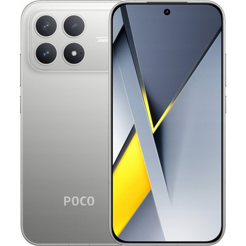 Poco Smartfon POCO MOBILE PHONE F8 PRO/12/256GB SILVER MZB0M60EU MZB0M60EU (6932554474324)