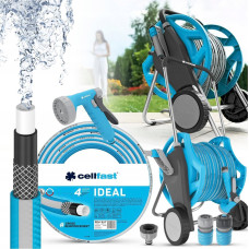 Cellfast Zestaw w&oacute;zek, wąż 3/4'' 30 m  i akcesoria DISCOVER 30 (C55-063)