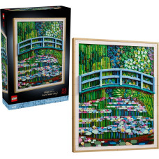 Lego Blocks ART 31220 Claude Monet - Bridge over a Pond of Water Lili