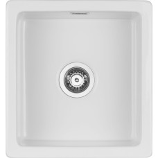 Deante Zlewozmywak Deante . SABOR CERAMICZNY BIAŁY 1K B/O 475x450x180 + SPACE SAVER