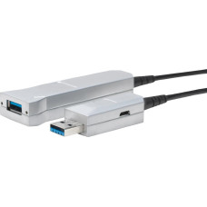 Vivolink Kabel USB VivoLink USB-A - USB-A 20 m Czarno-biały (PROUSB3AAF20)