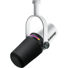 Shure MV7+-W - lectern/vocal microphone with XLR/USB-C connector, white