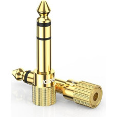 Ugreen 20503 cable gender changer 6.35mm 3.5mm Gold