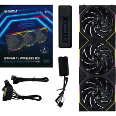 Lian Li Wentylator Lian Li UNI FAN TL Wireless 120 Reverse Blade 3-pack czarny (12RTL1W3B)