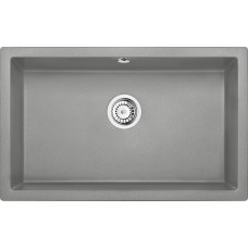 Deante Zlewozmywak Deante KOMORA PODBLAT CORDA SZARY METALIK GRAN 800X500X210 3,5''+SPACE SAVER