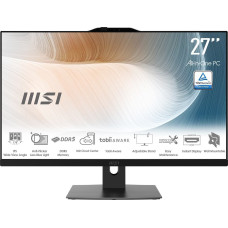 MSI Modern AM272P 1M-1261EU All-in-One PC/workstation Intel Core 5 120U 68.6 cm (27") 1920 x 1080 pixels 16 GB DDR5-SDRAM 512 GB SSD Windows 11 Pro Wi-Fi 6E (802.11ax) Black