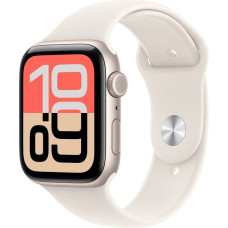 Apple Smartwatch Apple Watch SE 3 GPS 44mm Starlight Alu Sport S/M Beżowy  (MEHG4ET/A)