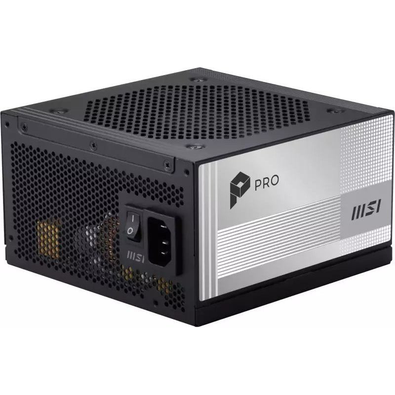 MSI Zasilacz MSI Zasilacz MSI PRO A850PL PCIE5 850W 120mm 80plus Platinum aPFC