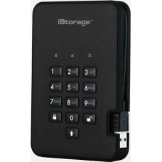 Istorage Dysk zewnętrzny HDD iStorage diskAshur2 2TB Czarny (IS-DA2-256-2000-B)