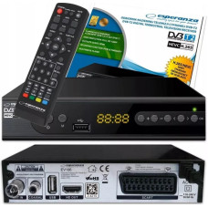 Esperanza EV106R TV set-top box Cable Black