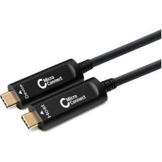 Microconnect Kabel USB MicroConnect USB-C - USB-C 15 m Czarny (MC-USB3.1C15OP)