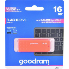 Goodram UME3-0160O0R1 USB flash drive 16 GB USB Type-A 3.2 Gen 1 (3.1 Gen 1) Orange