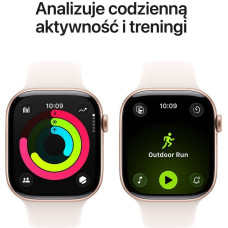 Apple Smartwatch Apple Watch 11 GPS + Cellular 42mm Rose Gold Alu Sport Band S/M R&oacute;żowy  (MF8E4QN/A)