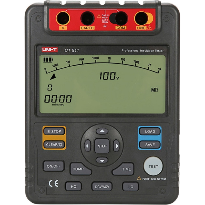 Uni-T UT511 High-Voltage Insulation Resistance Tester
