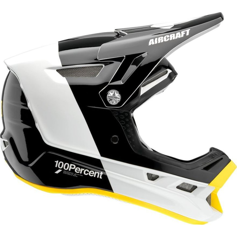 100% Kask rowerowy Aircraft Composite ż&oacute;łty r. S
