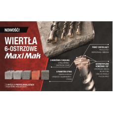 Makita Wiertło Makita MAKITA WIERTŁO SDS MAX 45x 400x 540mm MAXI MAK 6-OSTRZOWE