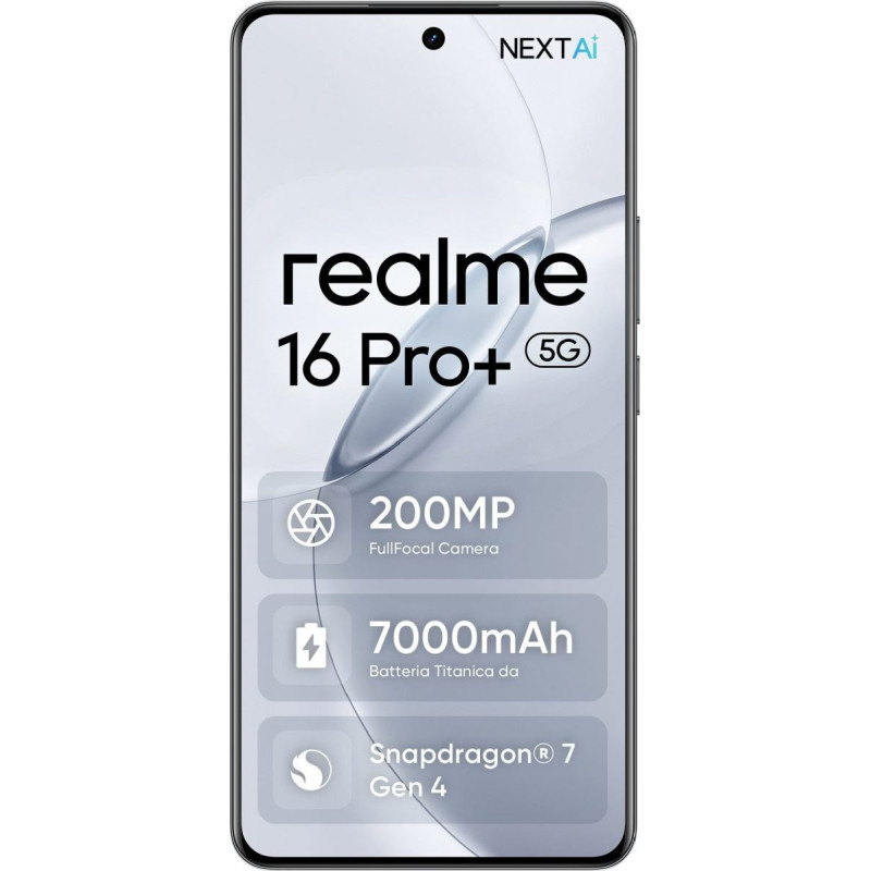 Realme Smartfon Realme 16 Pro+ 5G 12/512GB Szary  (TKORALSZA0172)