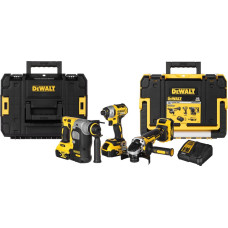 Dewalt Zestaw elektronarzędzi Dewalt 9-elementowy (DCK305P3T)