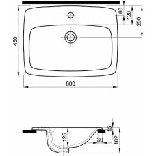 Koło Umywalka Koło Nova Pro 60cm (M31861000)