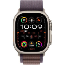 Apple Smartwatch Apple Watch Ultra 2 GPS + Cellular 49mm Titanium Case Alpine Loop Medium Fioletowy  (MRET3WB/A)