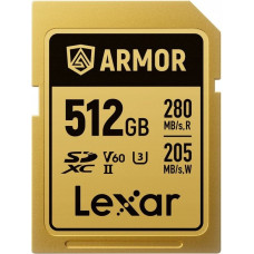 Lexar Karta Lexar Armor Gold SDXC 512 GB Class 10 UHS-II/U3 V60 (LSDAMGL512G-RNNNG)