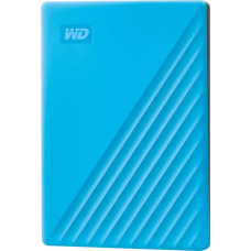 WD Dysk zewnętrzny HDD WD My Passport 6TB Niebieski (WDBR9S0060BBL-WESN)