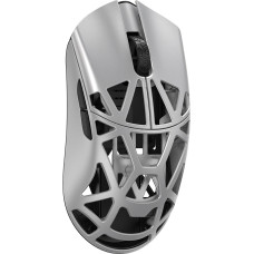 Wlmouse Beast X Pro Solid Sides, Omron Opticals Switches, Metallic Silver