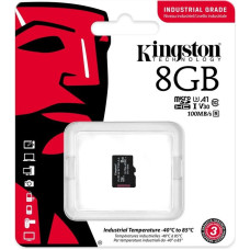 Kingston Technology Industrial 8 GB MicroSDHC UHS-I Class 10