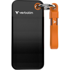 Verbatim Dysk zewnętrzny SSD Verbatim Pocket 256GB Czarno-pomarańczowy (32418)