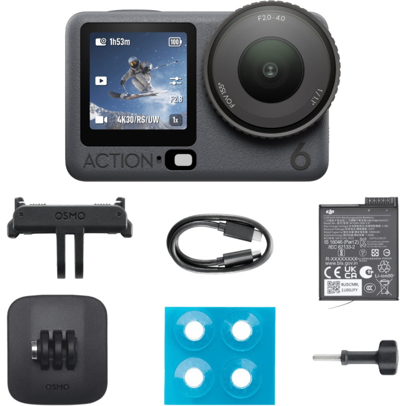 DJI Kamera DJI Osmo Action 6 Standard Combo czarna