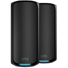 Netgear Router NETGEAR NETGEAR Orbi 970 Series Quad-Band WiFi 7, 2-Pack Quad-band (2.4 GHz / 5 GHz-1 / 5 GHz-2 / 6 GHz) Wi-Fi 6 (802.11ax) Czarny 3 Wewnętrzny