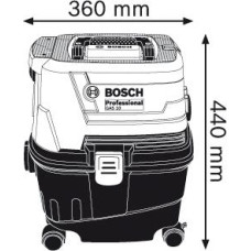 Bosch Odkurzacz przemysłowy Bosch GAS 15 (B6019E5000)