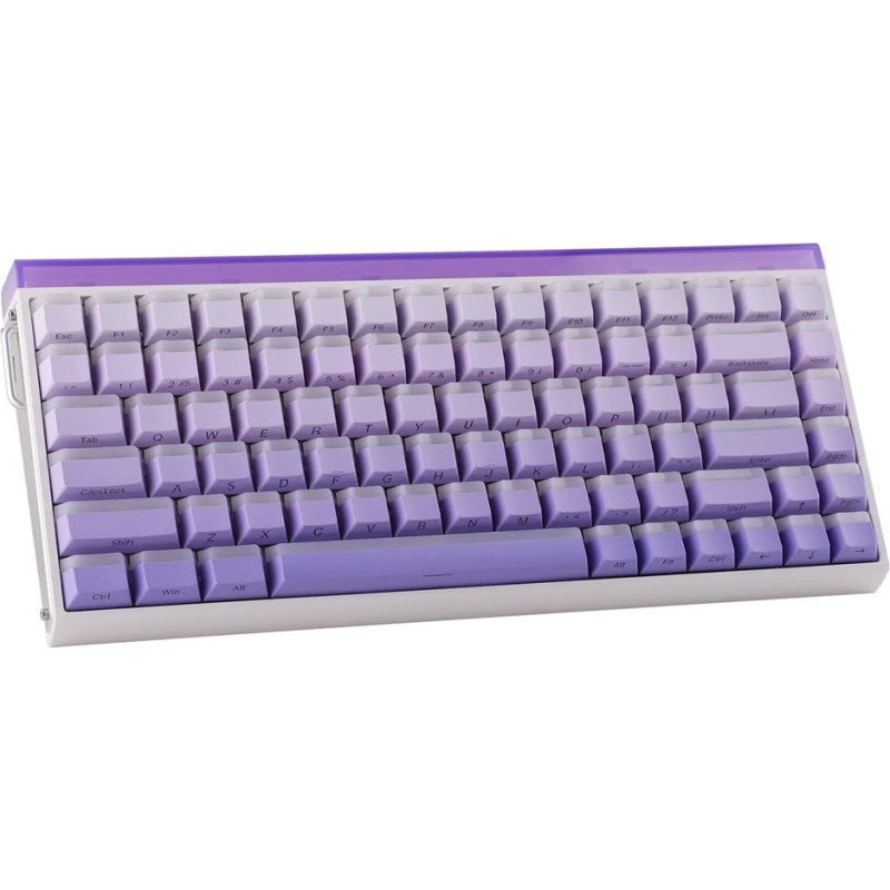 Aula HERO84 HE White+Purple+Gradient+LIGHT JadeKing RGB AULA gasket keyboard