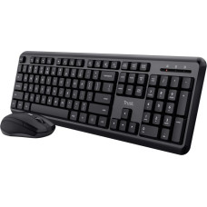 Trust TKM-350 - set (keyboard + mouse), universal RF, black