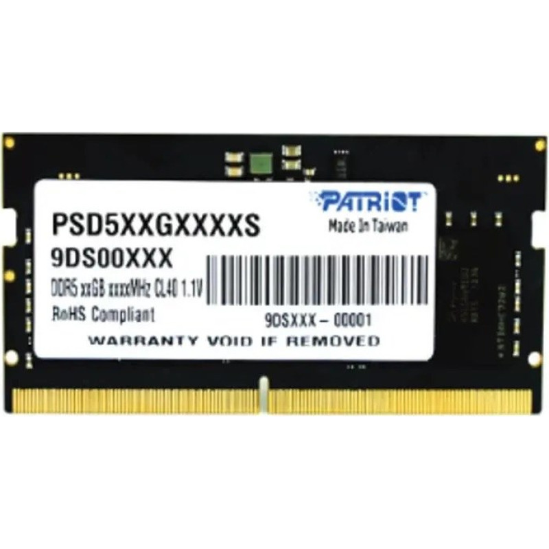 Patriot Memory Patriot SO-DIMM DDR5 16GB 5600MHz 1 Rank Bulk