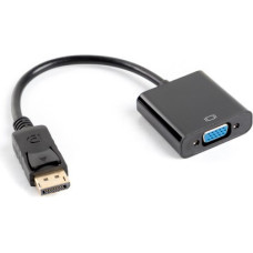 Lanberg AD-0002-BK video cable adapter 0.2 m VGA (D-Sub) DisplayPort Black