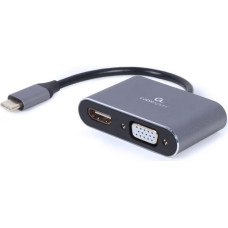 Gembird Cablexpert A-USB3C-HDMIVGA-01 USB graphics adapter Grey