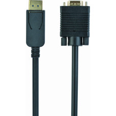 Gembird CCP-DPM-VGAM-6 video cable adapter 1.8 m VGA (D-Sub) DisplayPort Black