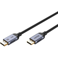 Unitek C1628GY01-1M DisplayPort cable Black, Grey