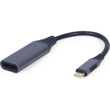 Gembird Cablexpert A-USB3C-DPF-01 video cable adapter 0.15 m USB Type-C DisplayPort Grey