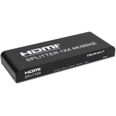 Qoltec 51799 Active HDMI Splitter 4 x HDMI 4K x 2K | 6Gb/s | 60Hz