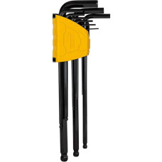 Deli Tools Extra-Long Ball End Hex Key Set Deli Tools EDL232309H, 1.5-10mm, 9pcs