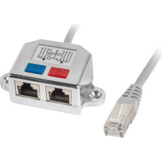 Lanberg adapter lan rj45/2x rj45 ftp splitter ad-0026-s