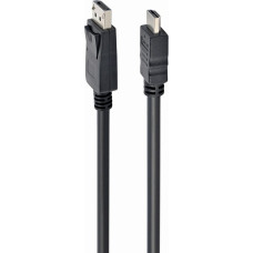 Gembird CC-DP-HDMI-5M video cable adapter HDMI + 3.5mm VGA (D-Sub) Black