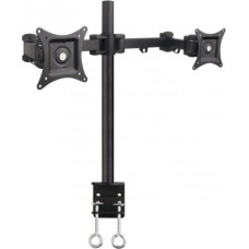 Techly ica-lcd 482-d uchwyt / stojak do monitorów 68,6 cm (27") czarny biurko