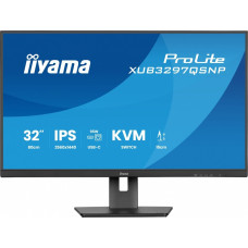 Iiyama Monitor 32 cale xub3297qsnp-b1 ips,qhd,usb-c dock (95w), usb hub 4x, kvm,  rj45, gw 5 lat